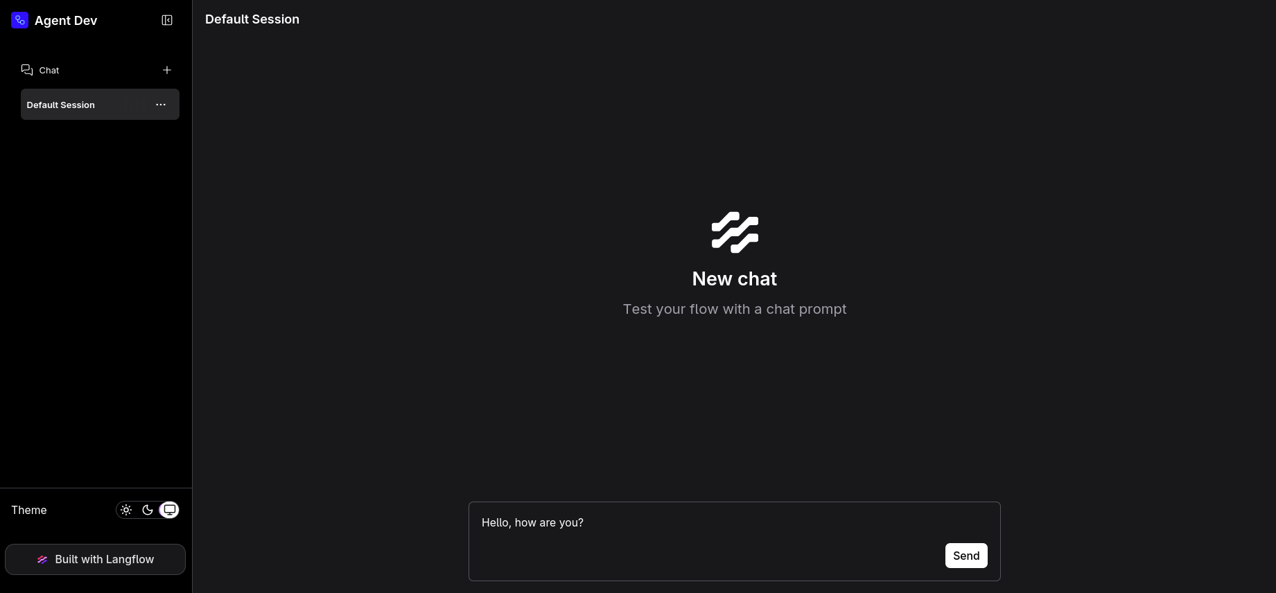 Langflow subdomain