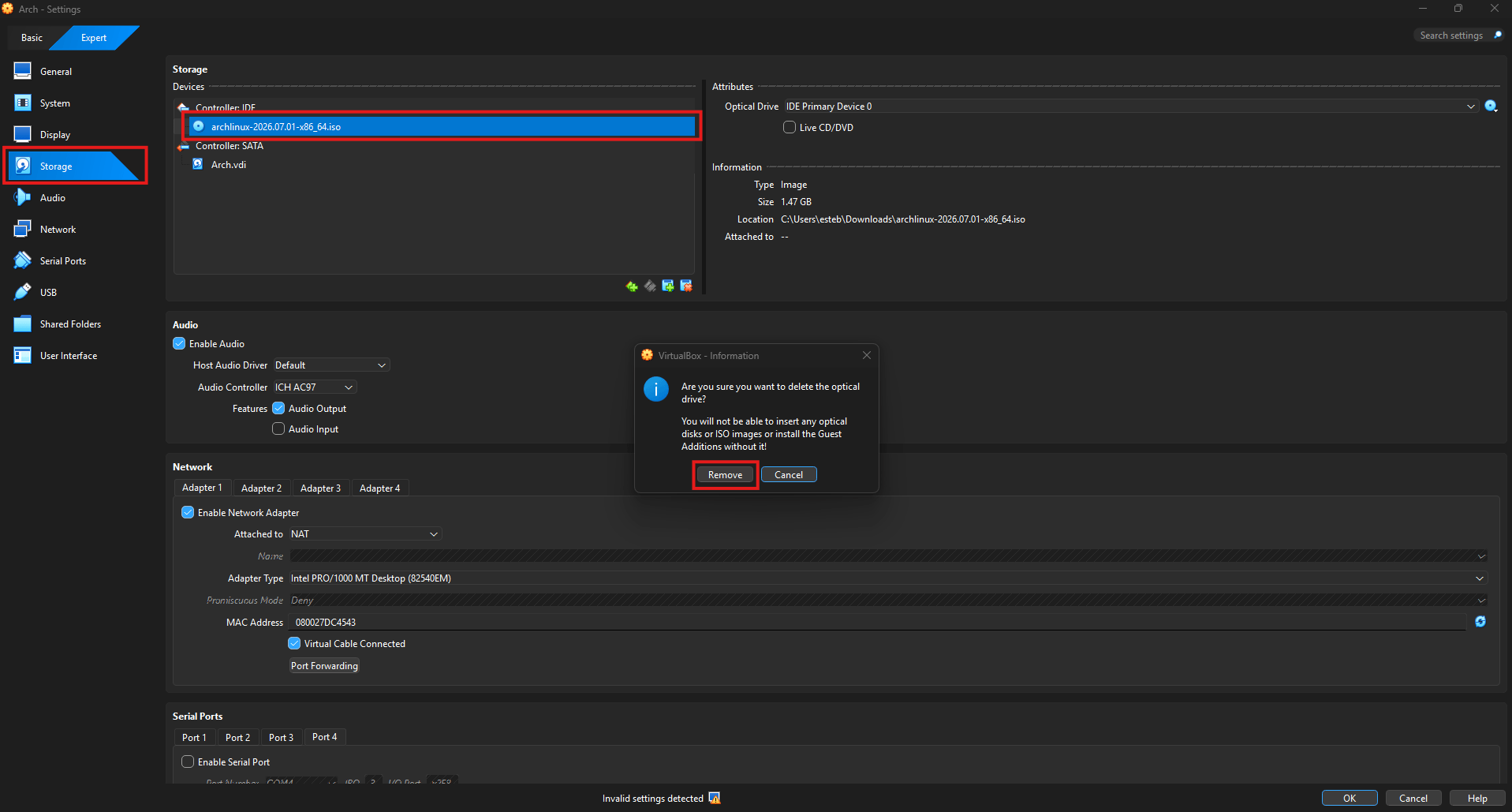 Storage Config